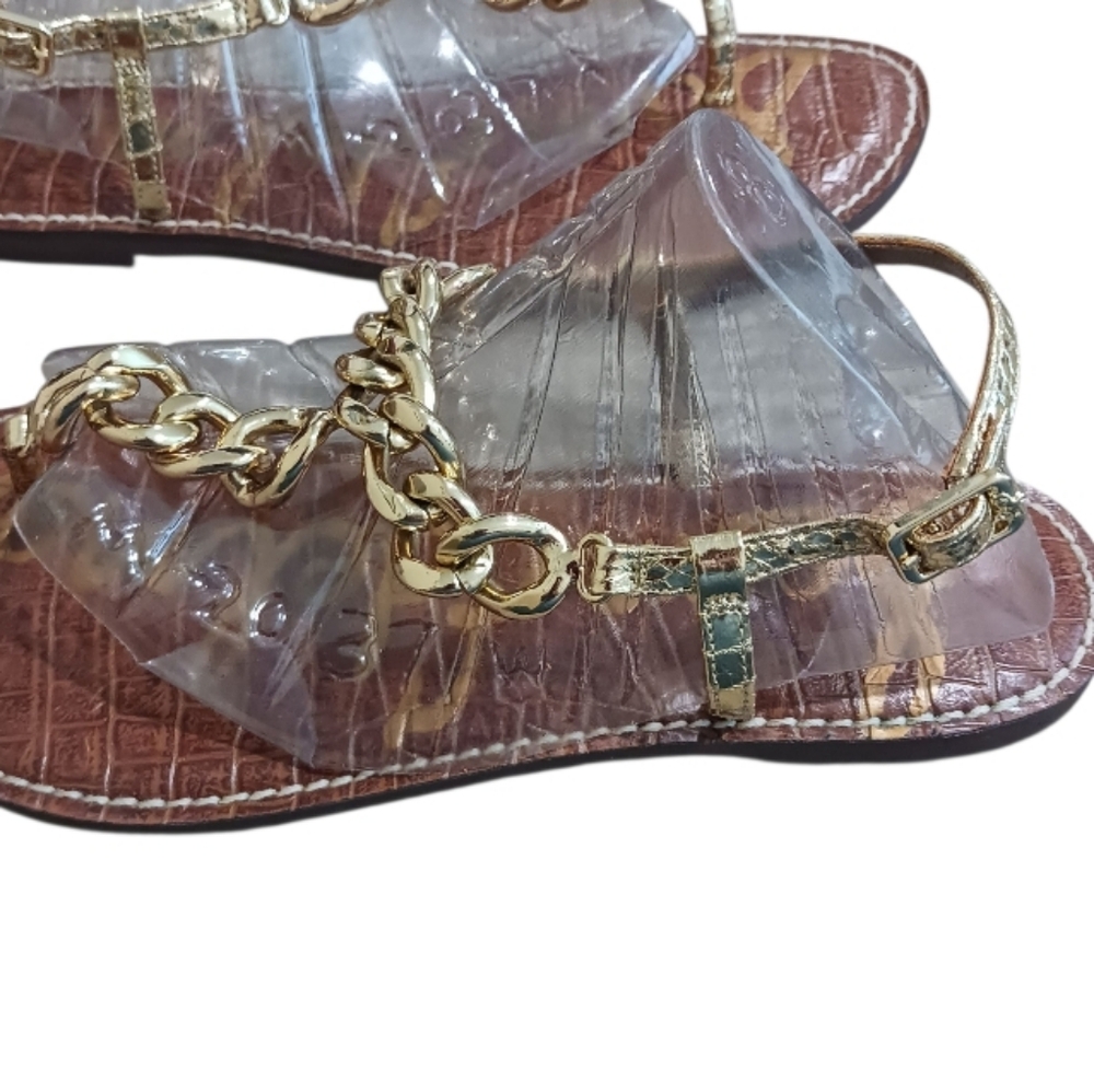 NEW Sam Edelman Grella Chain Thong Sandal - Picture 6 of 8